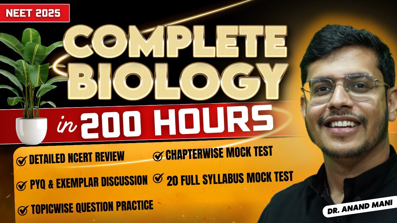 Complete Biology In 200 Hours | How To Score 360 Marks In NEET Biology ...