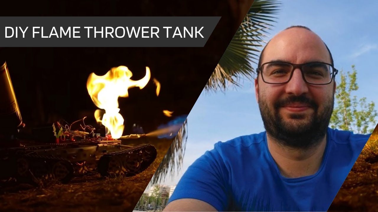 DIY Flame Thrower Tank Make Your Own FlameThrower Tracked Tank YouTube