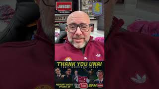 🎙️ LIVE TONIGHT – Unai Emery: 3 Years of Magic at Aston Villa! #emery #astonvilla