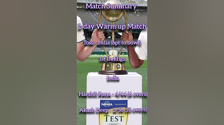 IND VS PMXI 2024 | Live Score | BGT - 2024-25 | Warm-up Match