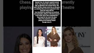 Hannah Cruz Shares Emotional Tony Awards Moment With Lea Michele.#TonyAwards #HannahCruz
