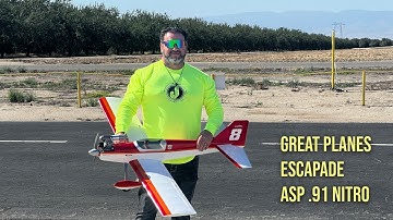 Great Planes Escapade with ASP .91 nitro engine🚀🚀🚀