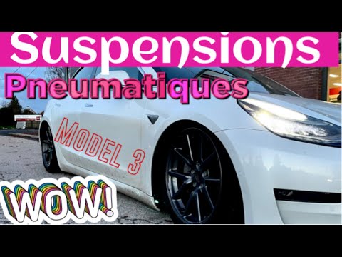 Vidéo: La Tesla Model 3 a-t-elle une suspension pneumatique ?