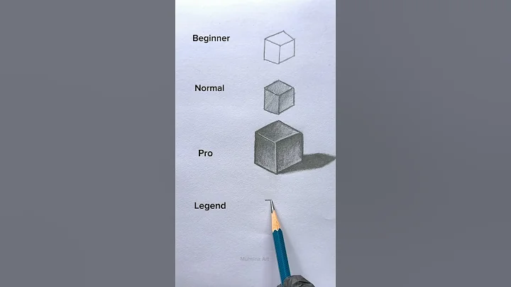 How to draw cube 🤔😱 #shorts #craft #art #drawing #crafts #satisfying