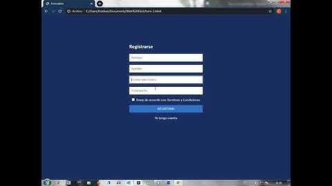 Diseño de Formulario en HTML y CSS 2020