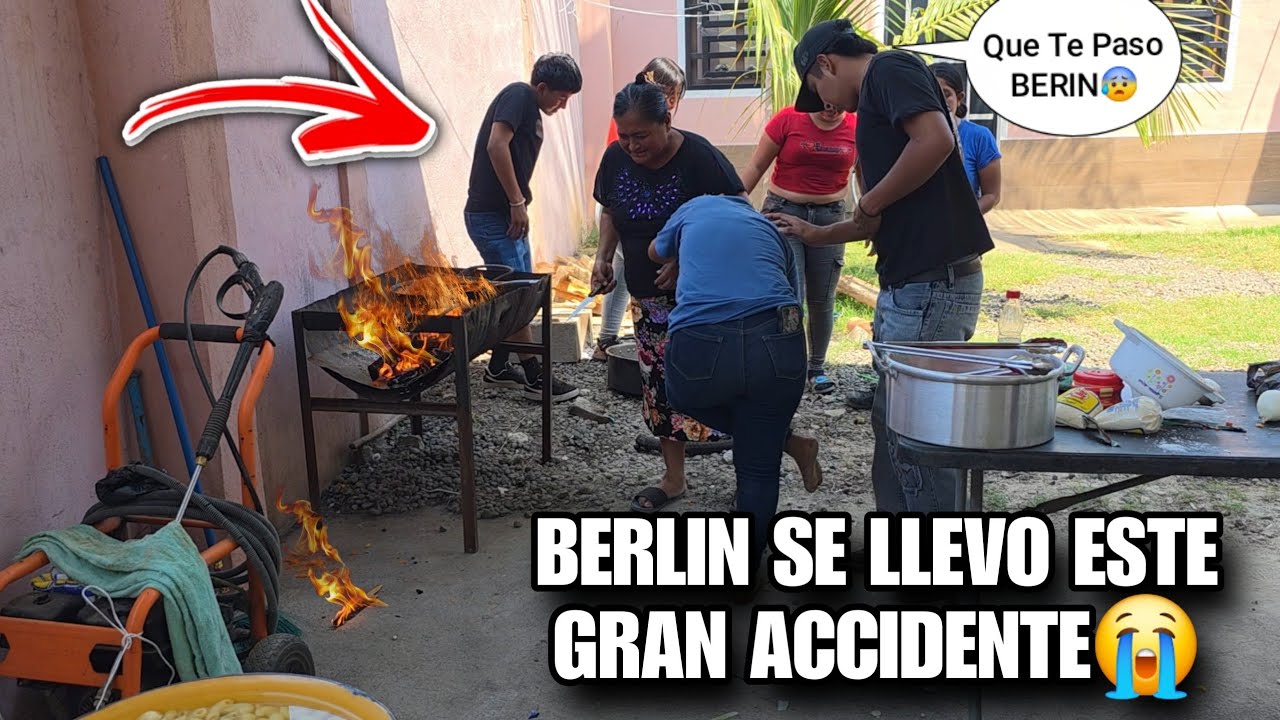 BERLIN Se Quemo El Pie😰EDUARDO De Inmediato Iso Esto Al Verla😢Si No Lo Grabo No Lo Creerias‼️