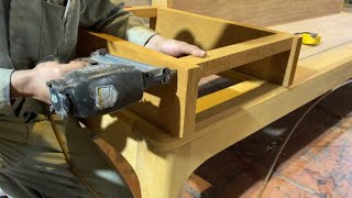 Carpenter With Woodworking Techniques // Making Sofa Tables and Chairs for Small Living Rooms