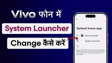 How To Change Default System Launcher In Vivo | Vivo Phone Me Default Launcher Kaise Set Kare?
