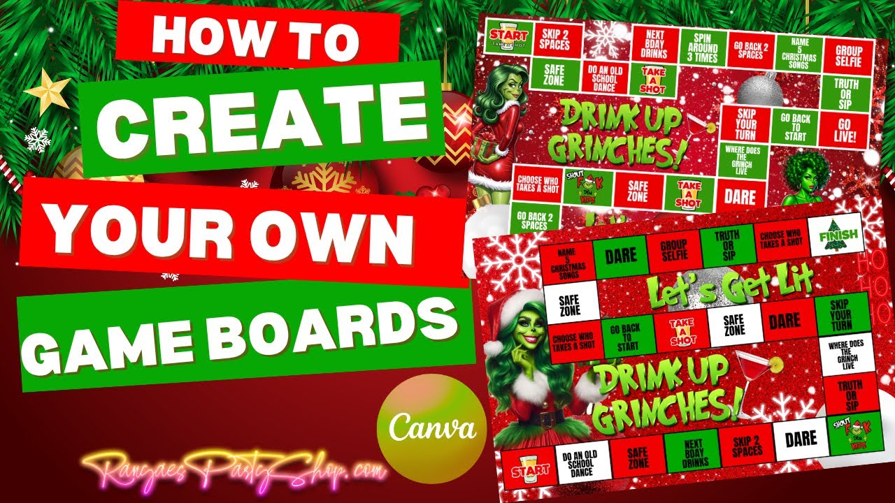 Canva Game Board Design - YouTube