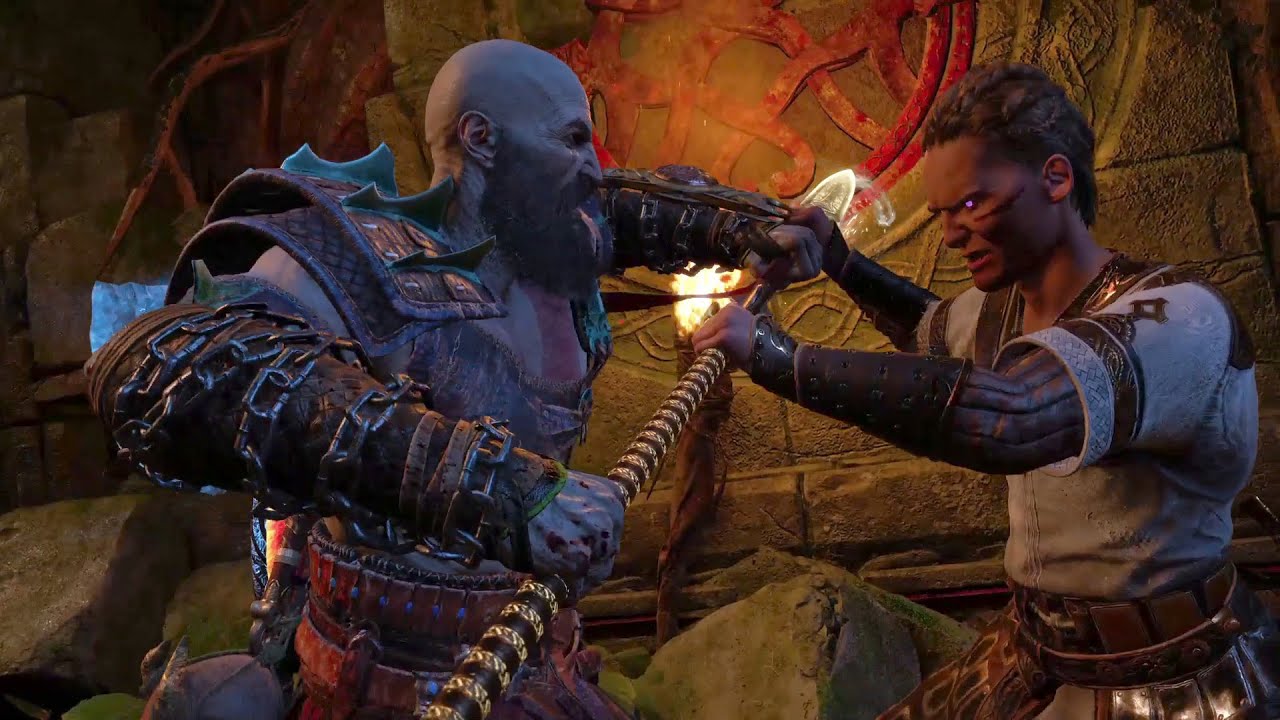 God of War Ragnarök - SEM TOMAR DANO KRATOS VS HEIMDALL Parte II #godo