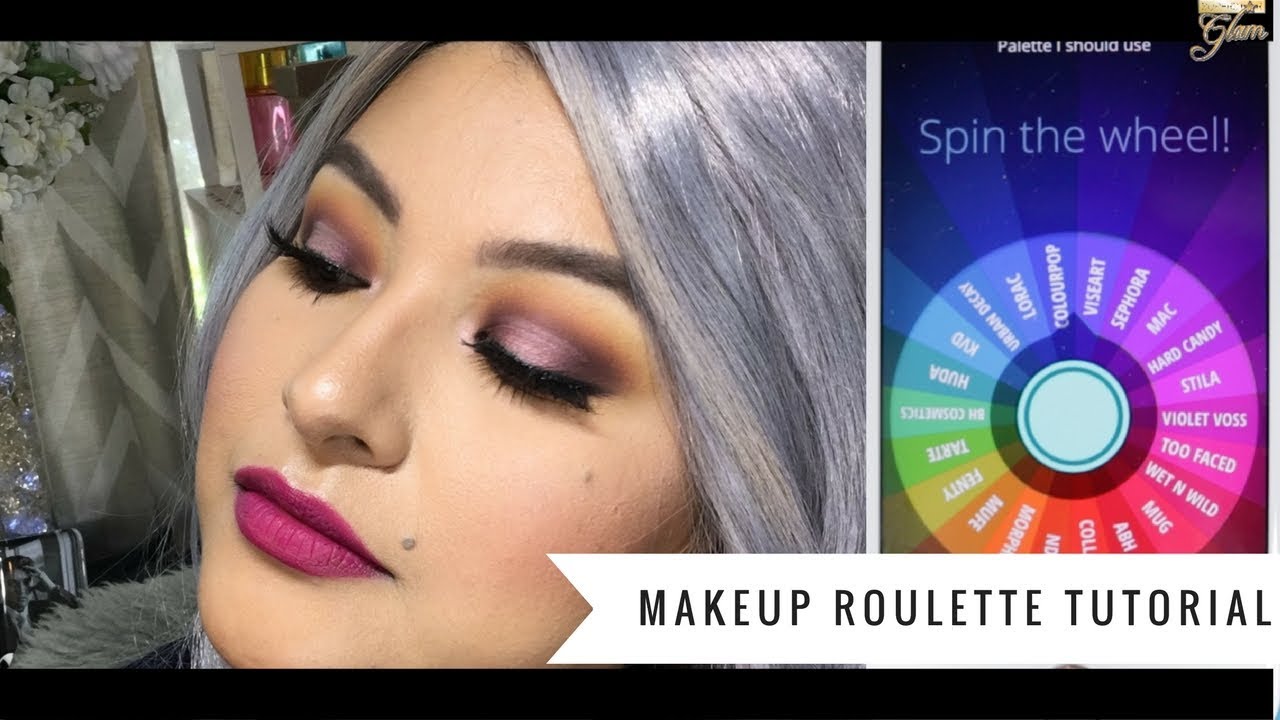 MAKEUP ROULETTE TUTORIAL⭐️MAKEUP REVOLUTION PALETTE SUPERSTARGLAM