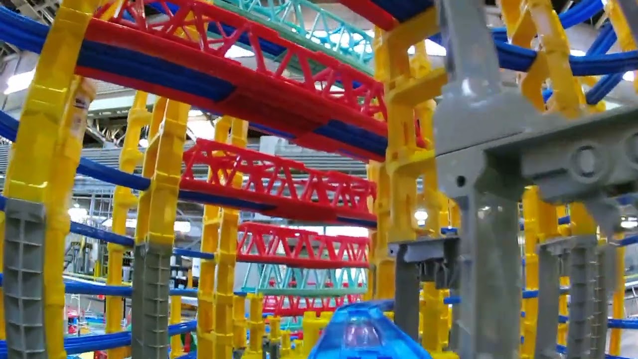 【プラレール】交通フェスティバルin名谷車両基地レイアウトのプラレール前面展望