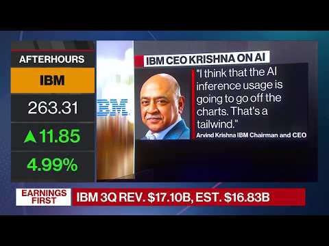 AI Is Tailwind, IBM CEO Says as Sales Rise