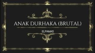 Elpamas - Anak Durhaka (Brutal) Guitar Backingtrack with Tab on screen