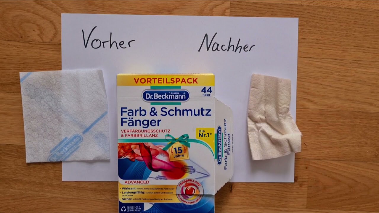 Produkttest Farbfangtücher Sil vs. Dr.Beckmann - Werbung - Waschmaschine, Farbschutz, Wäsche, Weiß
