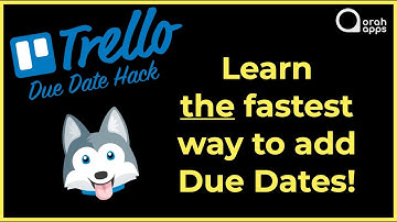Trello Hacks! The fastest way to add Due Dates - No extra clicks required.