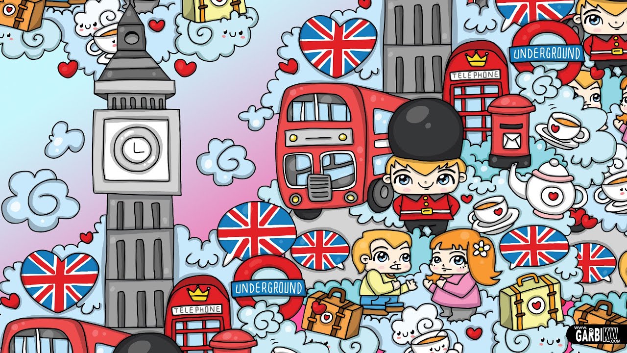 Kawaii London Cute Doodles And Kawaii Graffiti By Garbi KW