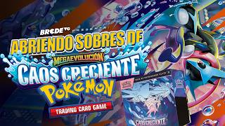 Abriendo sobres de POKÉMON TCG Megaevolución: Caos Creciente