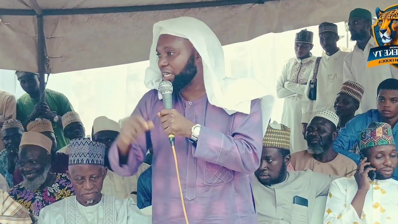 Shaykh Abdul-Fattaah ESIN NIWA at Imaam Ogbomoso daughter's naming ceremony 