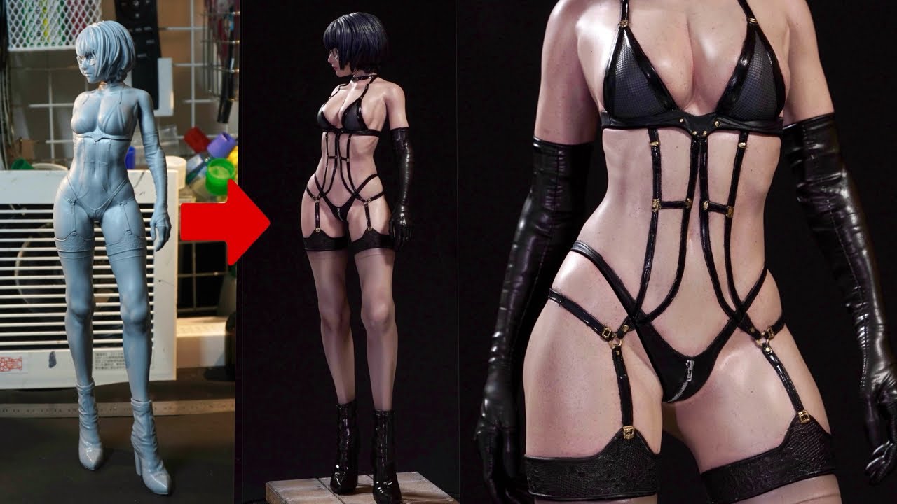 【血管塗装】元はただのプラスチック。フィギュアの皮膚に血管を流してみた結果…