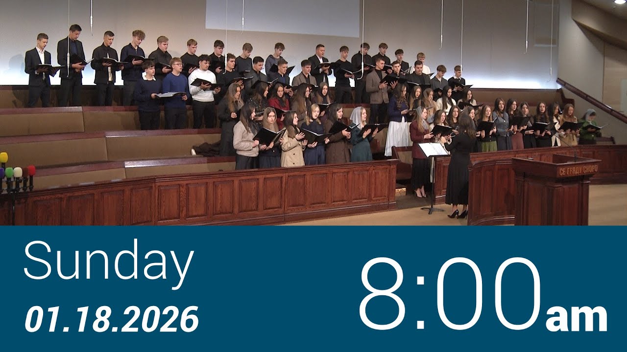 01/18/2026 Sunday 8am - Full Service