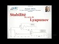 Thorie de stabilit  lyapunov stability theorem