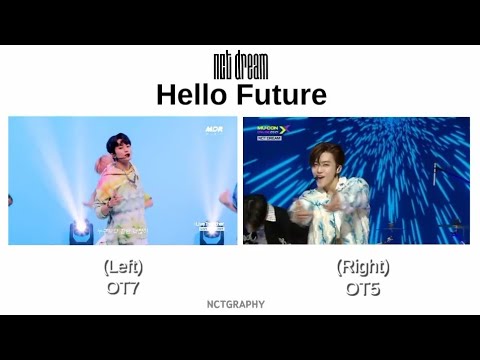 Hello Future - NCT DREAM [SPLIT AUDIO] (OT7 vs OT5 Comparison) [USE HEADPHONES]