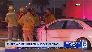 3 Uber passengers dead; 2 others in critical condition after violent crash in South L.A. 