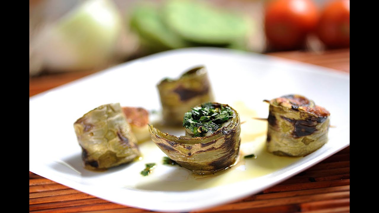 cocina saludable cursos bogota Rollos de nopal rellenos de queso - Receta sin carne fácil de preparar