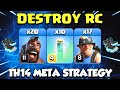 Th14 New Meta Attack Strategy = RC Charge with Hog Miner Attack Strategy Clash of Clans