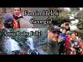 Hiking Anna ruby Falls, in December! A beautiful waterfall near Helen Georgia!