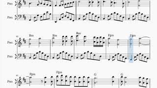 Damla Damla- Orhan Ölmez- Pi̇yano Notalari