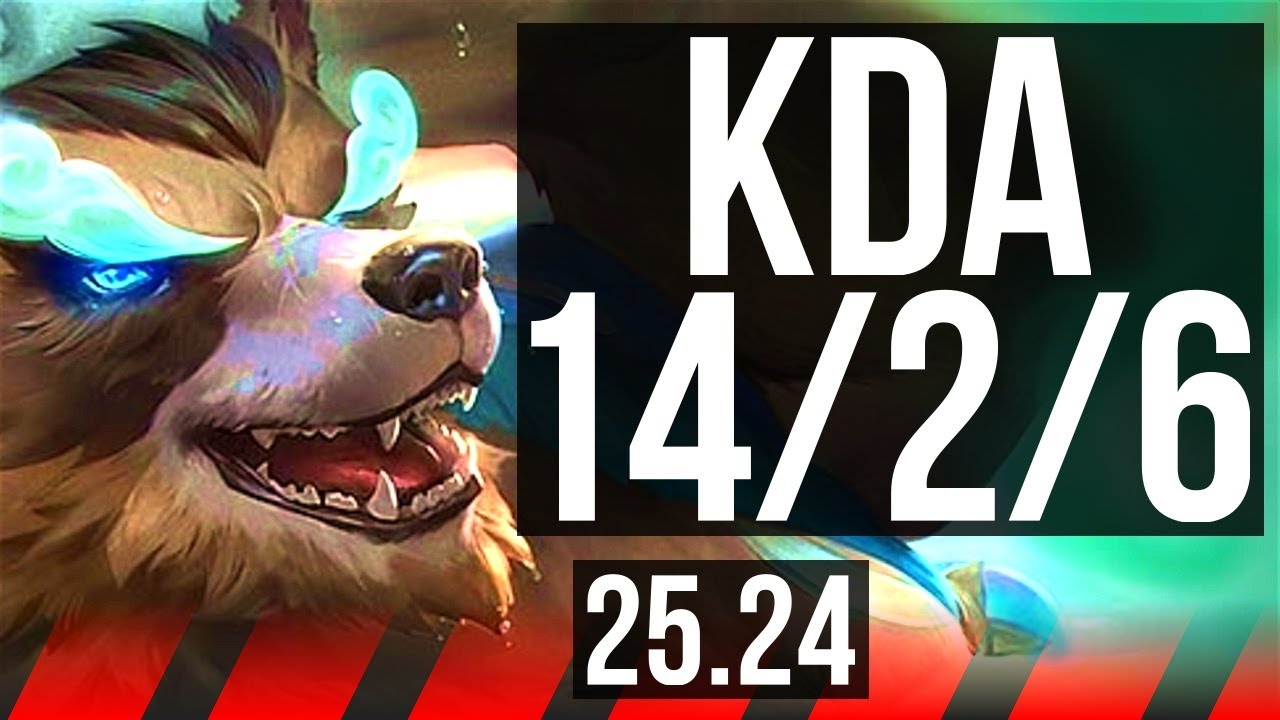 VOLIBEAR vs WARWICK (TOP) | Good KDA: 14/2/6 | EUW Master | 25.24
