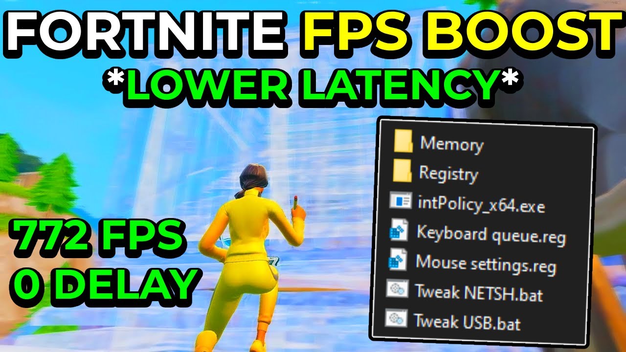 ULTIMATE FPS Boost (Boost FPS, Lower Input Delay & Latency) - YouTube