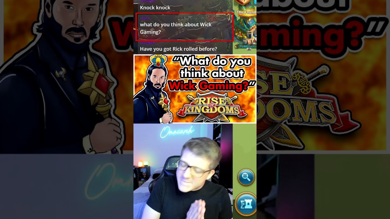 The Truth About Wick Gaming (Rise of Kingdoms Live Stream Highlights) 