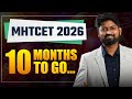 MHTCET 2026 - 10 Month to go | Let’s Start with Ankush Sir GanitAnk