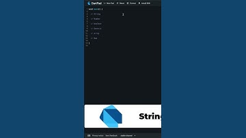 String variables in Dart #shorts