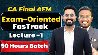 AFM Demo Lecture 1 | 90 Hours Batch | Exam Oriented FasTrack | CA Final | CA Nikhil Monga