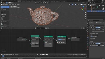 Blender tutorial - How to fill a mesh into another mesh using geometry nodes