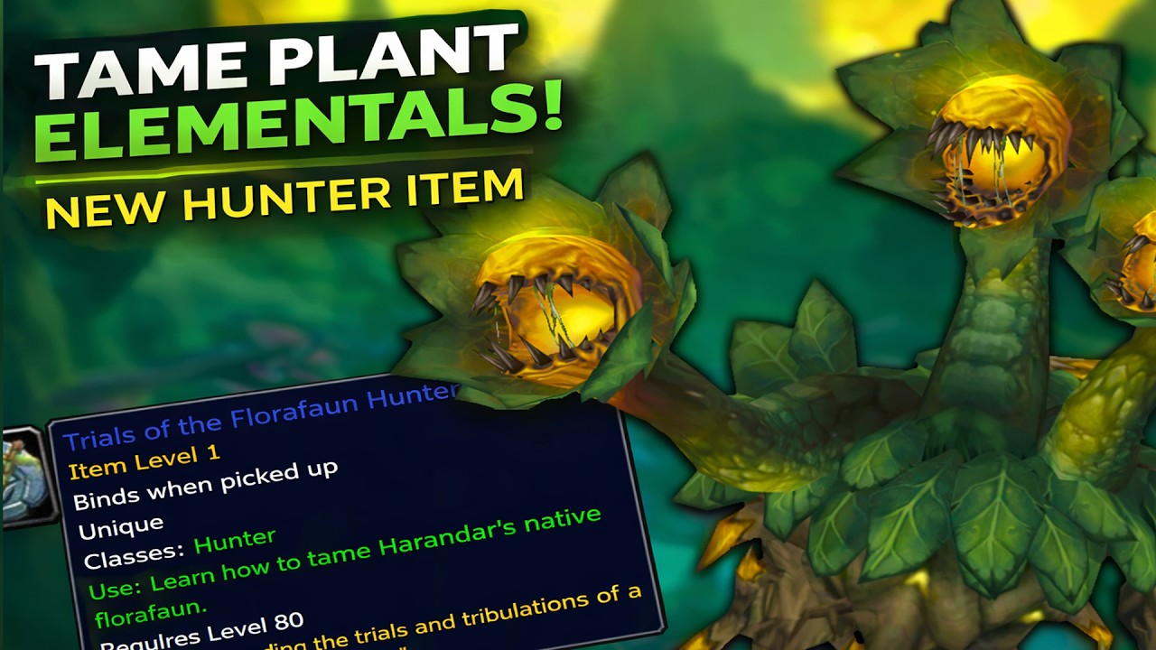 В игре Midnight охотники теперь могут приручать растительных элементалей! — Руководство по питомц...