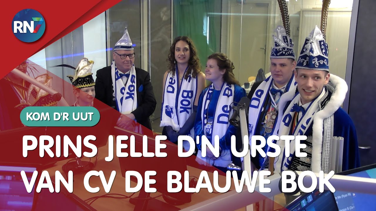 Prins Jelle d'n Urste van CV De Blauwe Bok  ||  KOM D'R UUT