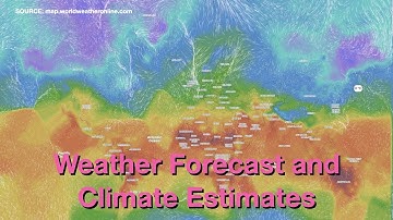 Lecture 22: Weather forecast and Climactic Estimates