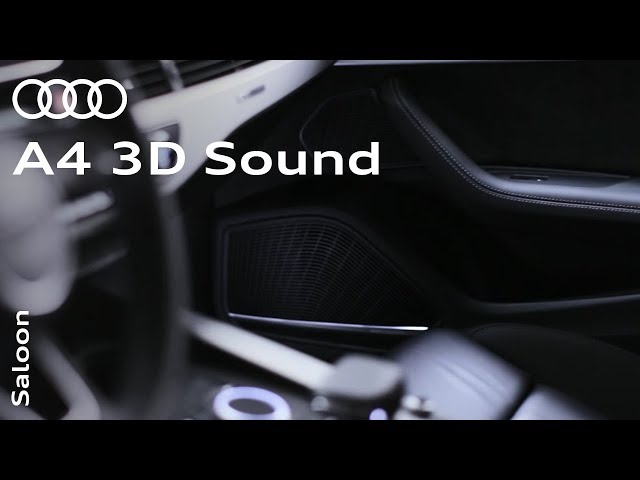 Bang & Olufsen Advanced 3D Sound System in the Audi A4 class=