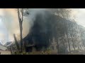 Kostyantynivka - 12.09.2025. Volunteer Shares A Video From A Recently Shelled, Smoke-Filled City.