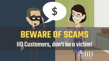 Beware of scams