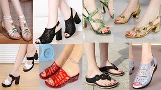 101 LATEST BEST DIFFERENT DESIGNS OF SANDALS COLLECTION||PURE LEATHER BEAUTIFUL SANDALS||#SBLEO