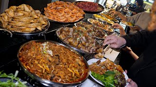 700 customers visit every day!! best Korean buffet with 45 kinds of food - Korean food