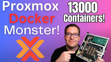 Proxmox Docker Monster! Running 13000 containers on a single host!