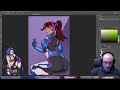 Hello :) Warm up sketches then Dva !