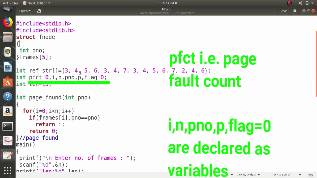 fifo Program in system programming - YouTube
